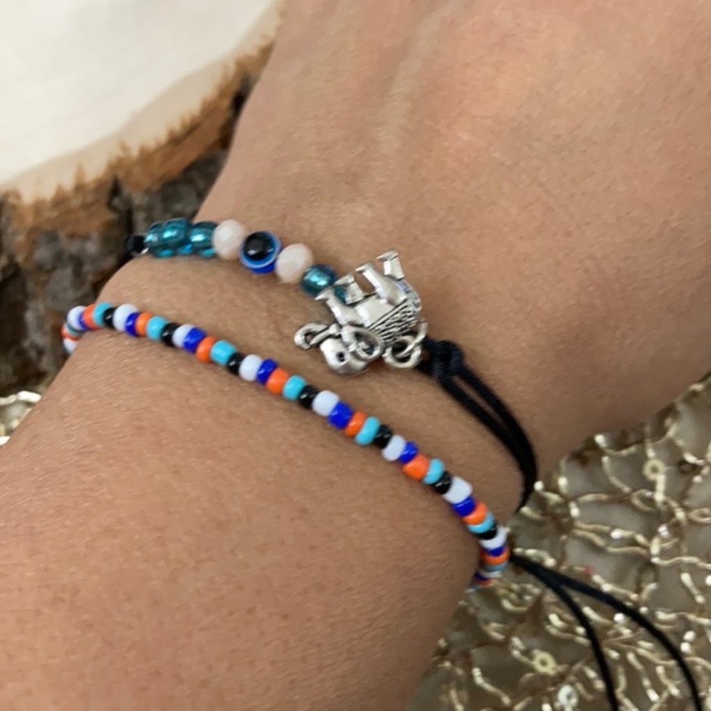 Lucky Elephant Evil Eye Protection Bracelet